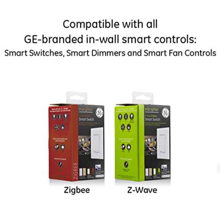 GE Enbrighten Add-On Switch with QuickFit and SimpleWire, GE Z-Wave/GE Zigbee Smart Lighting for $21 GE Enbrighten Add-On Switch with QuickFit and SimpleWire, GE Z-Wave/GE Zigbee Smart Lighting for $21