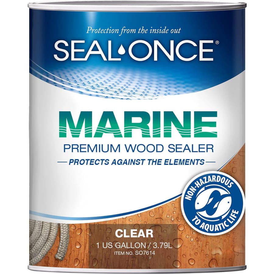 Seal-Once 1-Gallon Marine Premium Wood Sealer: $51