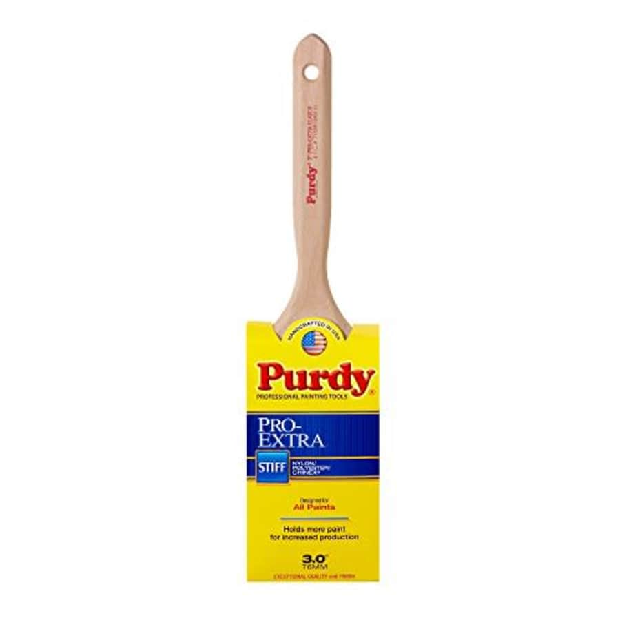 Purdy 144100730 Pro-Extra Series Elasco Flat Trim Paint Brush, 3 inch for $30