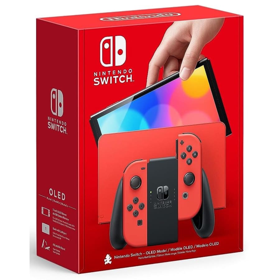 Nintendo Switch Mario Red Edition OLED Console for $350