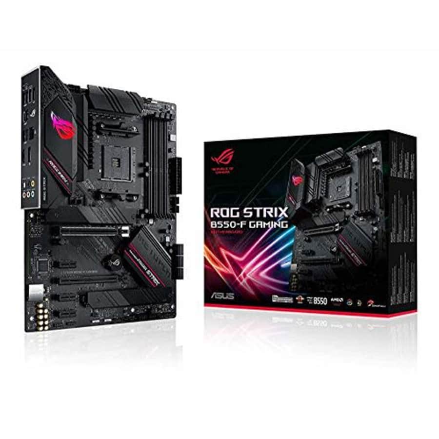 ASUS ROG Strix B550-F Gaming AMD AM4 Zen 3 Ryzen 5000 & 3rd Gen Ryzen ATX Gaming Motherboard (PCIe for $130