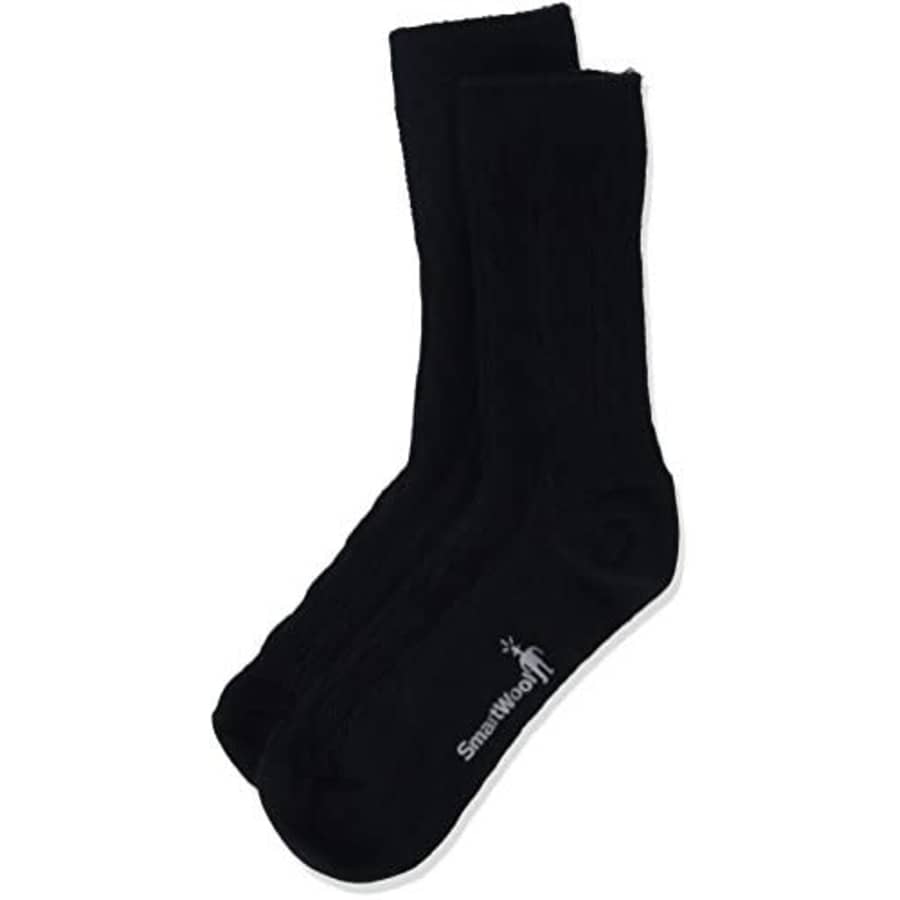 Smartwool Women's Cable II Socks,Black,Small B(M) US for $14 Smartwool Women's Cable II Socks,Black,Small B(M) US for $14