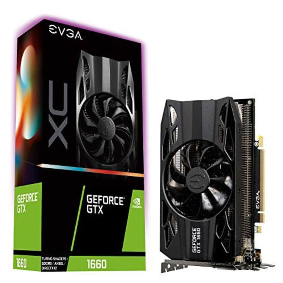 EVGA 06G-P4-1163-KR GeForce Graphics Cards, GTX 1660, XC Gaming for $235