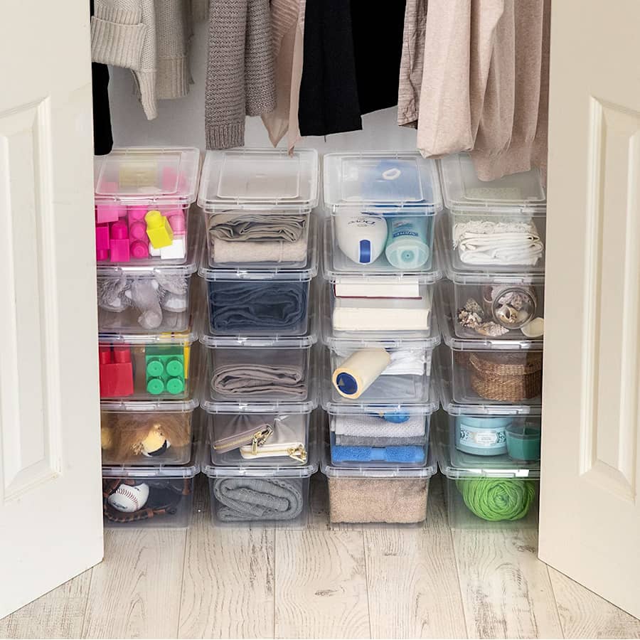 IRIS USA 5-Quart Storage Box 20-Pack for $30