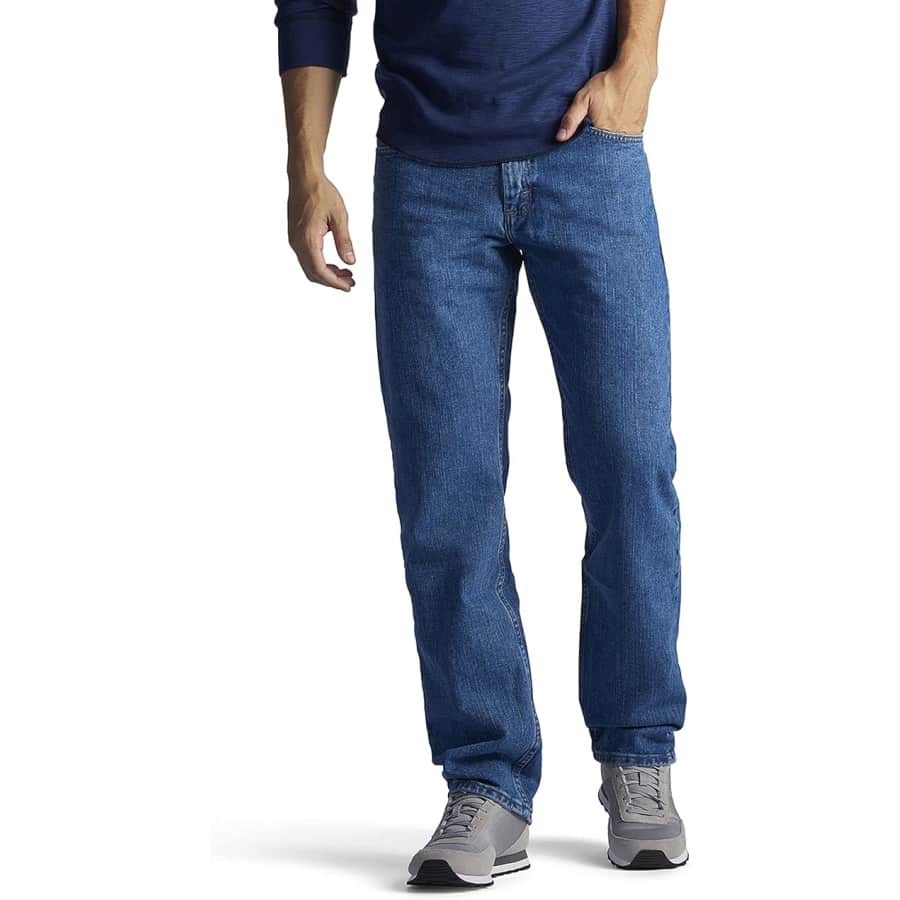 Lee Jeans Men's Regular Fit Straight Leg Jean for $23 Lee Jeans Men's Regular Fit Straight Leg Jean for $23