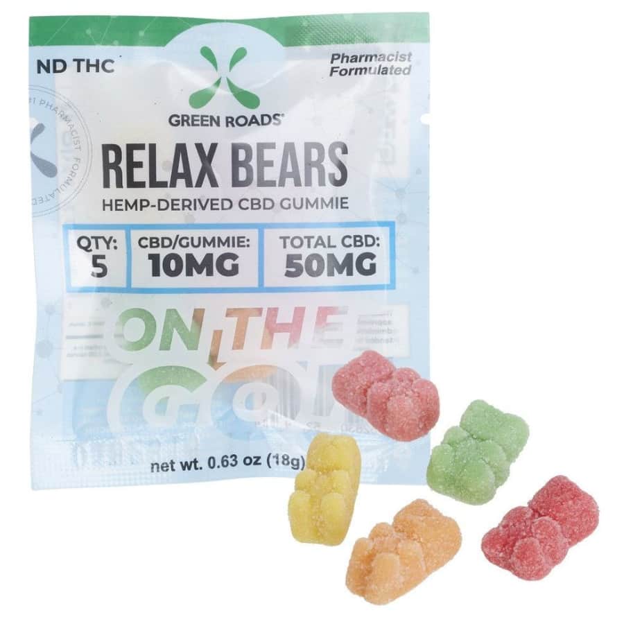 Green Roads Relax Bears CDB Gummies for $6