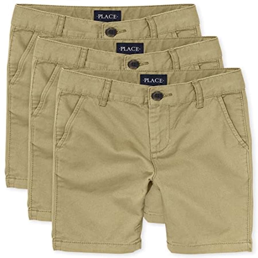 The Children's Place boys Stretch Chino Shorts, FLAX, 5 for $37 The Children's Place boys Stretch Chino Shorts, FLAX, 5 for $37