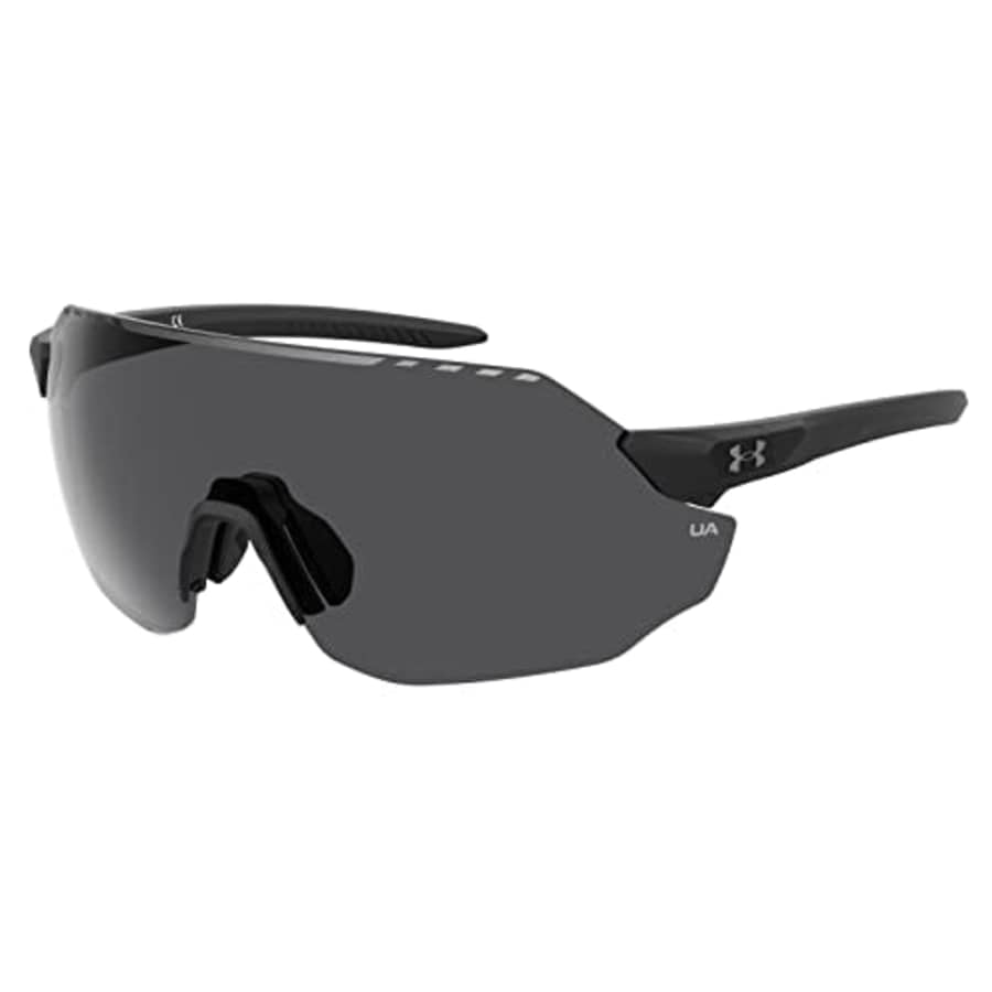 Under Armour Adult UA Halftime Shield Sunglasses, Matte Black/Black, 99mm, 1mm for $60 Under Armour Adult UA Halftime Shield Sunglasses, Matte Black/Black, 99mm, 1mm for $60