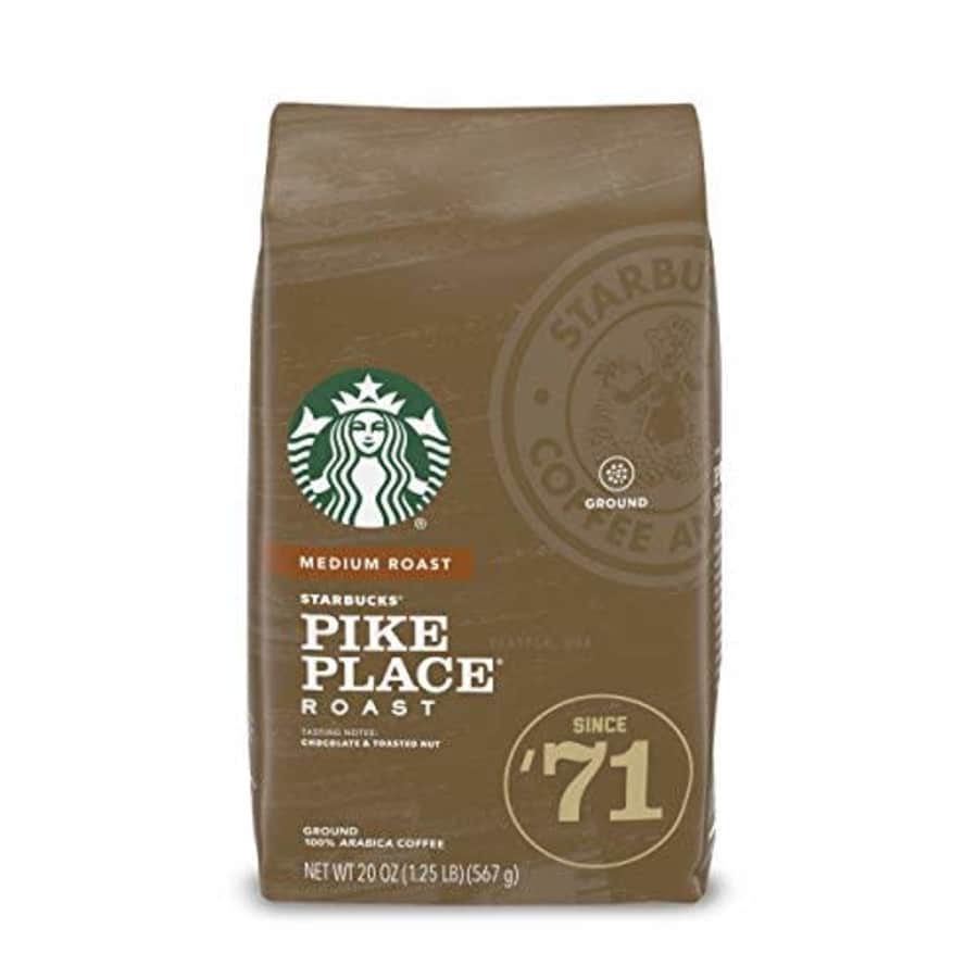 Starbucks Pike Place Roast 20-oz. Ground Coffee for $8 Starbucks Pike Place Roast 20-oz. Ground Coffee for $8