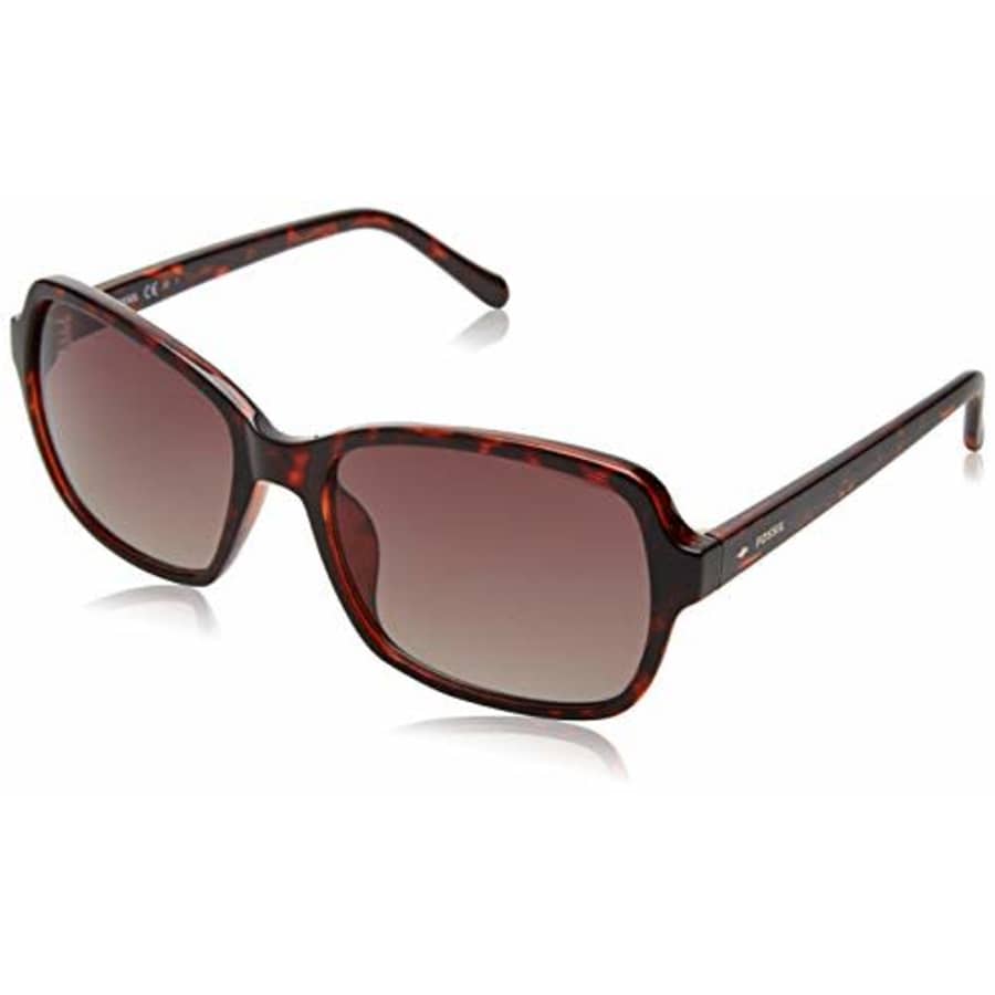 Fossil Women's FOS 3095/S Oval Sunglasses, Dark Havana, 54mm, 18mm for $43 Fossil Women's FOS 3095/S Oval Sunglasses, Dark Havana, 54mm, 18mm for $43