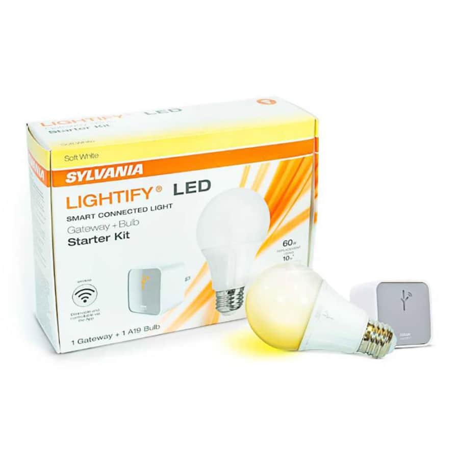 Sylvania Lightify LED Smart A19 Bulb Starter Kit for $7 Sylvania Lightify LED Smart A19 Bulb Starter Kit for $7