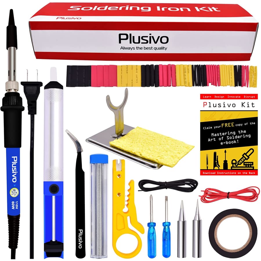 Plusivo Soldering Iron Kit for $11