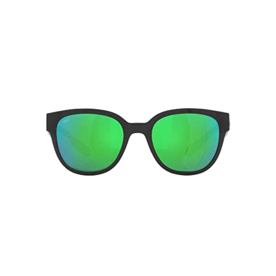 Costa Del Mar Women's Salina Rectangular Sunglasses, Black/Polarized Green Mirrored 580P, 53 mm for $251 Costa Del Mar Women's Salina Rectangular Sunglasses, Black/Polarized Green Mirrored 580P, 53 mm for $251