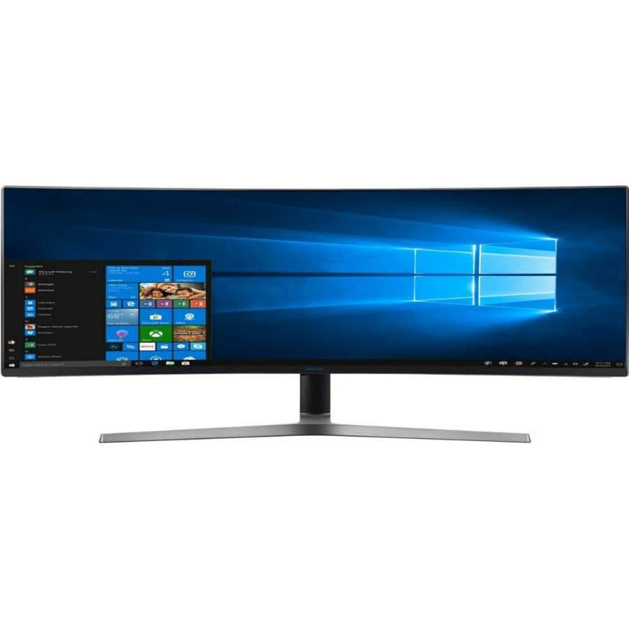 Samsung 49" 3840x1080 144Hz QLED Curved Gaming Monitor for $650