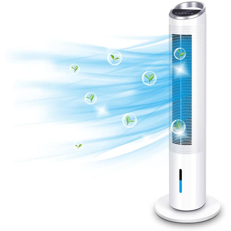 Air Choice 40" Oscillating Tower Fan Evaporative Cooler for $122