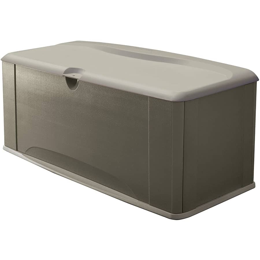 Rubbermaid 120-Gallon Resin Deck Box w/ Seat for $209 Rubbermaid 120-Gallon Resin Deck Box w/ Seat for $209