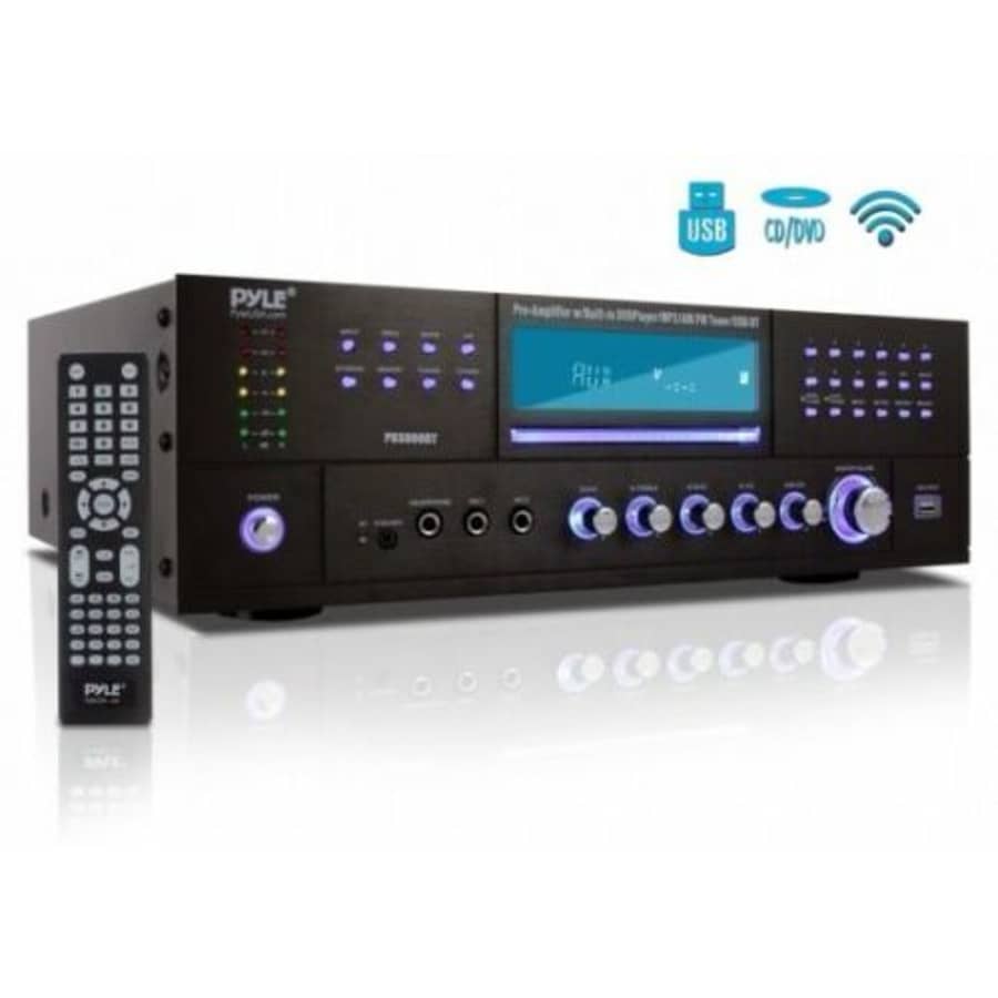 Pyle 4-Channel Bluetooth Home Theater Preamplifier & Stereo Receiver System for $160