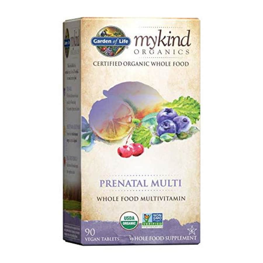 Garden of Life Prenatal Vitamins - mykind Organics Prenatal Multi - 90 Tablets, Vegan Whole Food for $61 Garden of Life Prenatal Vitamins - mykind Organics Prenatal Multi - 90 Tablets, Vegan Whole Food for $61