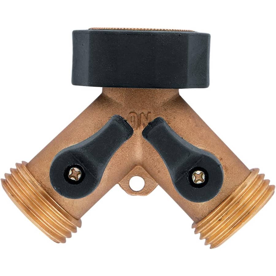 Orbit Brass Dual-Outlet Faucet Adapter for $11