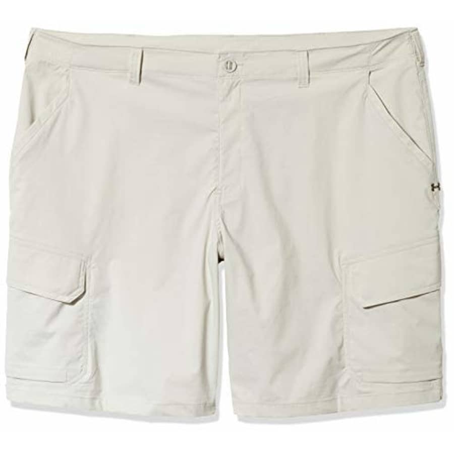 Under Armour Men's Ramble Shorts, Summit White (110)/Outpost Green, 32 for $48