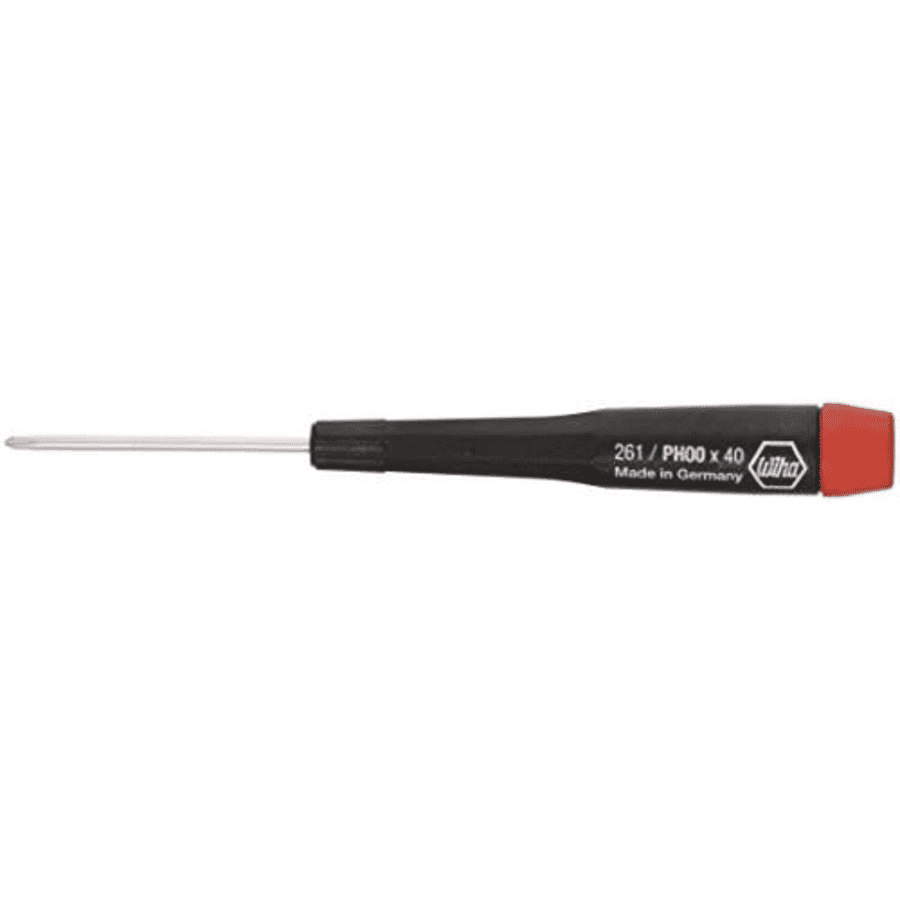 Wiha Tools Wiha 96100 Phillips Screwdriver with Precision Handle, 00 x 40mm for $9