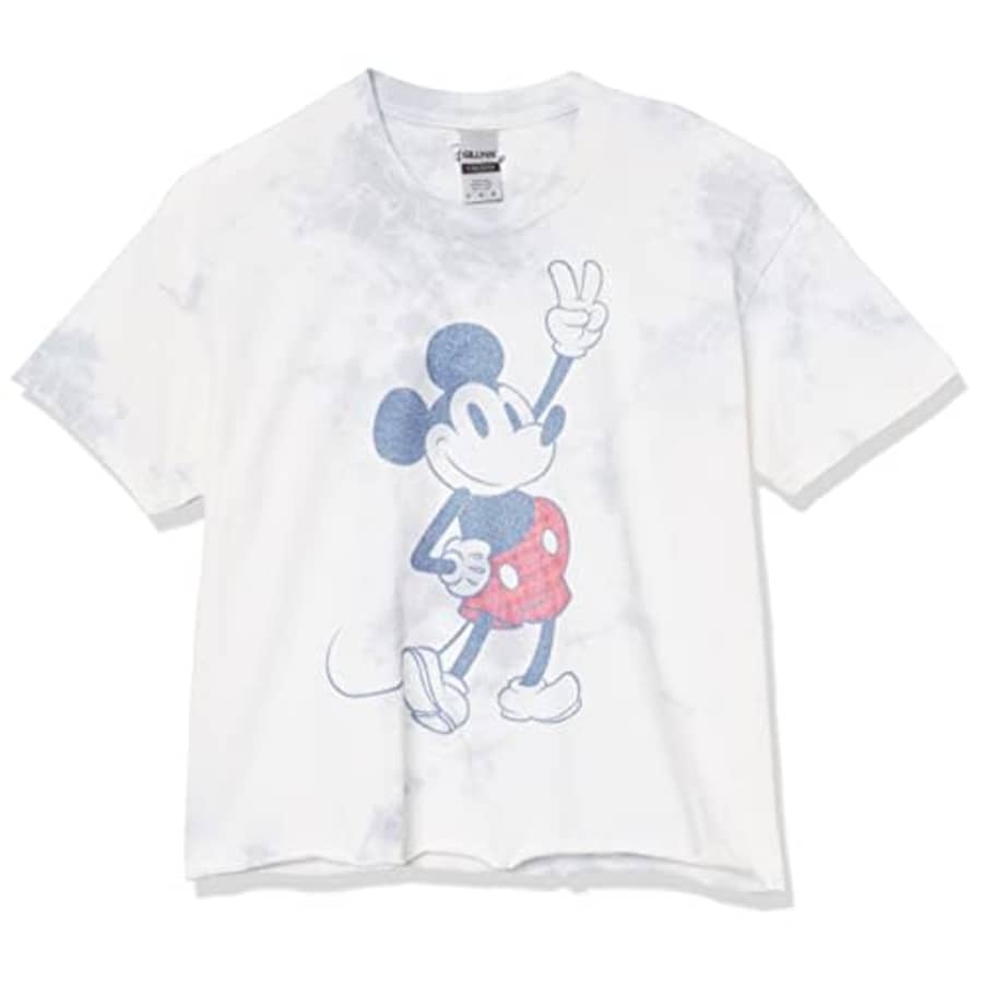 Disney Characters Plaid Mickey Young Men's Short Sleeve Tee Shirt, White/Blue, X-Large for $9 Disney Characters Plaid Mickey Young Men's Short Sleeve Tee Shirt, White/Blue, X-Large for $9