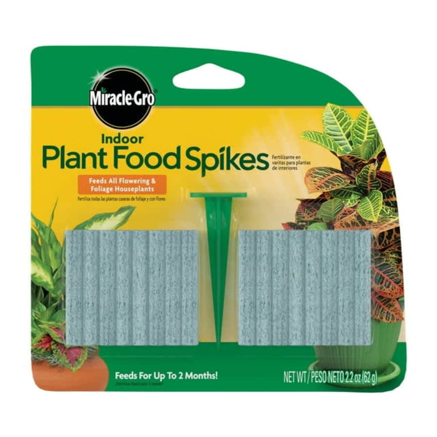 Miracle-Gro Indoor Plant Food Spike 48-Pack for $4 Miracle-Gro Indoor Plant Food Spike 48-Pack for $4