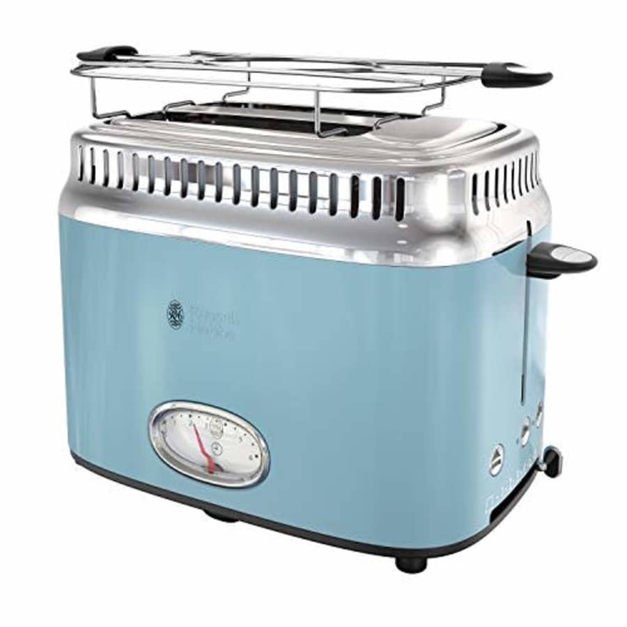 Russell Hobbs TR9150BLR Retro Style 2-Slice Toaster, Heavenly Blue for $70