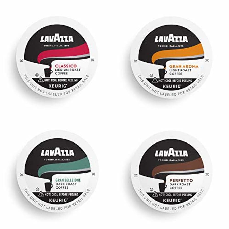 Lavazza Coffee K-Cup Pods Variety Pack for Keurig Single-Serve Coffee Brewers, 64 Count for $35 Lavazza Coffee K-Cup Pods Variety Pack for Keurig Single-Serve Coffee Brewers, 64 Count for $35