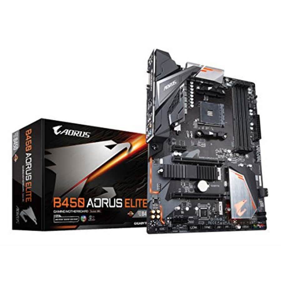 GIGABYTE B450 AORUS ELITE (AMD Ryzen AM4/ATX/M.2 Thermal Guard/Hmdi/DVI/USB 3.1/DDR4/Motherboard) for $148
