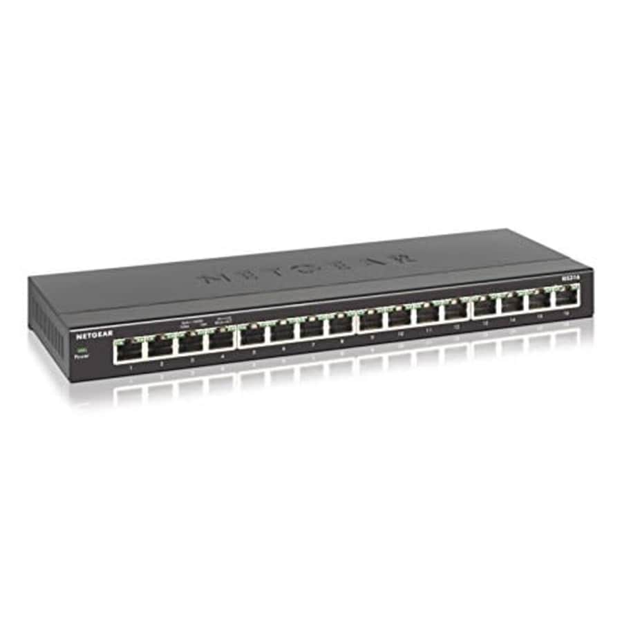 NETGEAR 16-Port Gigabit Ethernet Unmanaged Switch, Desktop (GS316) (Renewed) for $100 NETGEAR 16-Port Gigabit Ethernet Unmanaged Switch, Desktop (GS316) (Renewed) for $100