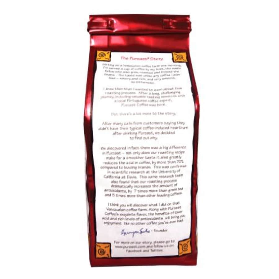 Puroast Coffee Low Acid Whole Bean Coffee, Organic House Blend, 12 Ounce Bag (Pack of 2) for $11