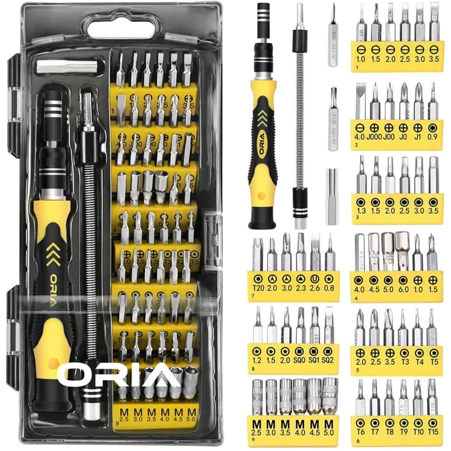 Oria 60-in-1 Precision Screwdriver Kit for $14 Oria 60-in-1 Precision Screwdriver Kit for $14