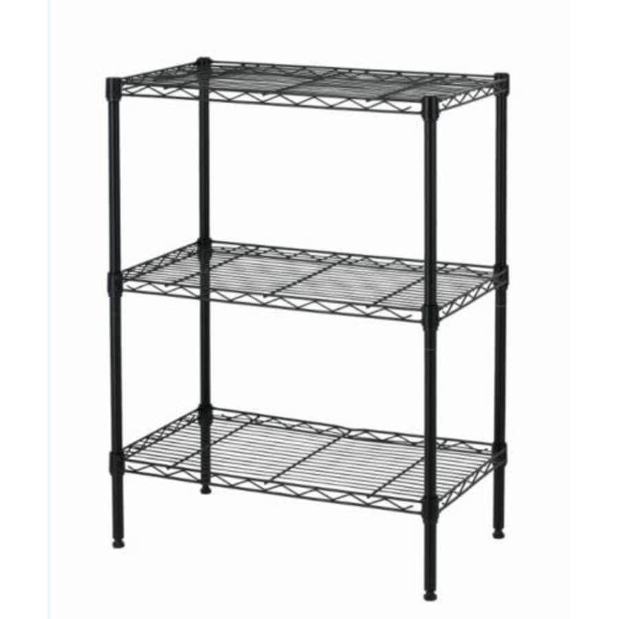 BestOffice 3-Shelf Steel Wire Shelving Rack for $20 BestOffice 3-Shelf Steel Wire Shelving Rack for $20