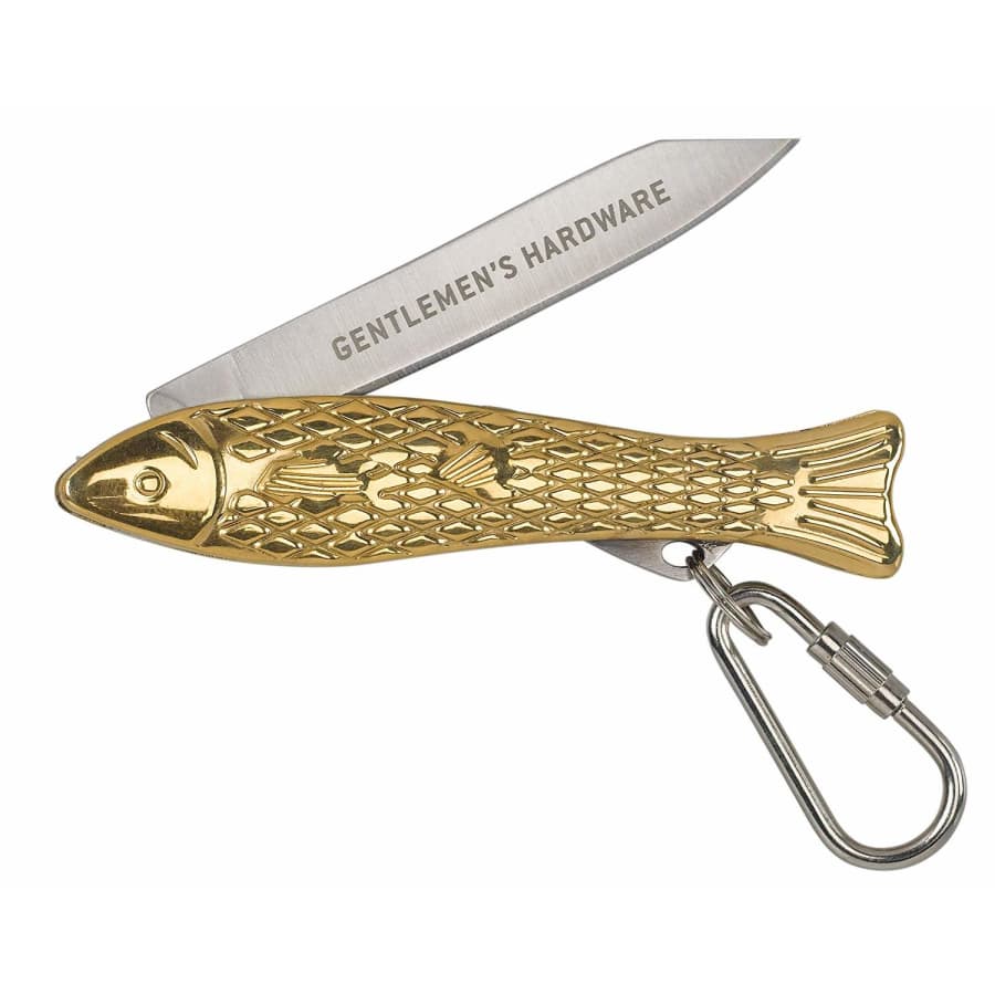 Wild & Wolf Gentlemen's Hardware Fish Pocket Penknife for $17