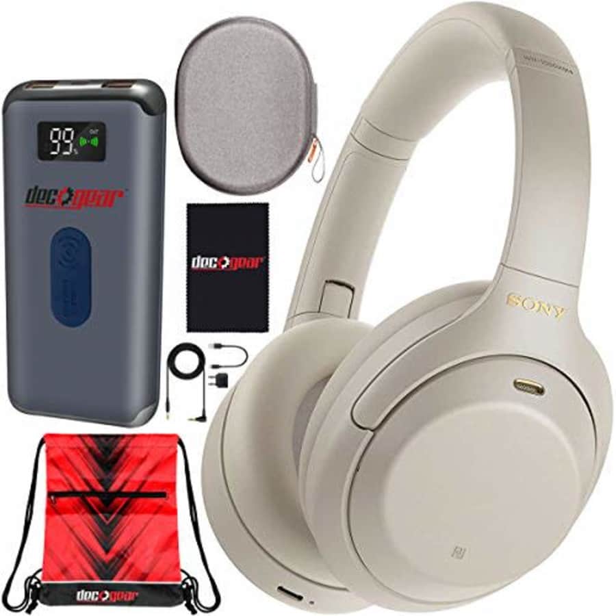 Sony WH-1000XM4 Wireless Industry Leading Noise Cancelling Over-Ear Headphones with Mic for Hands for $220