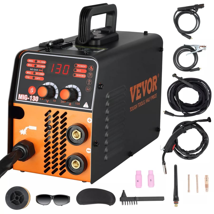 Vevor 3-in-1 130A MIG Welder for $99 Vevor 3-in-1 130A MIG Welder for $99