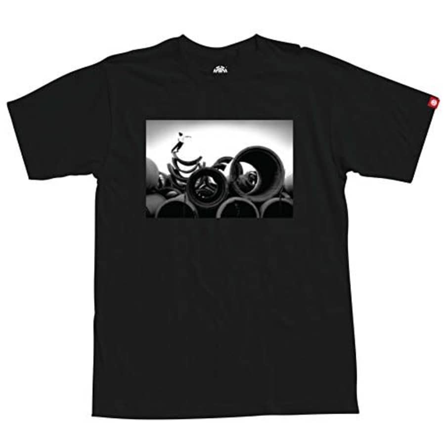 Element Men's Levi Short Sleeve T-Shirt, Black, Small for $18