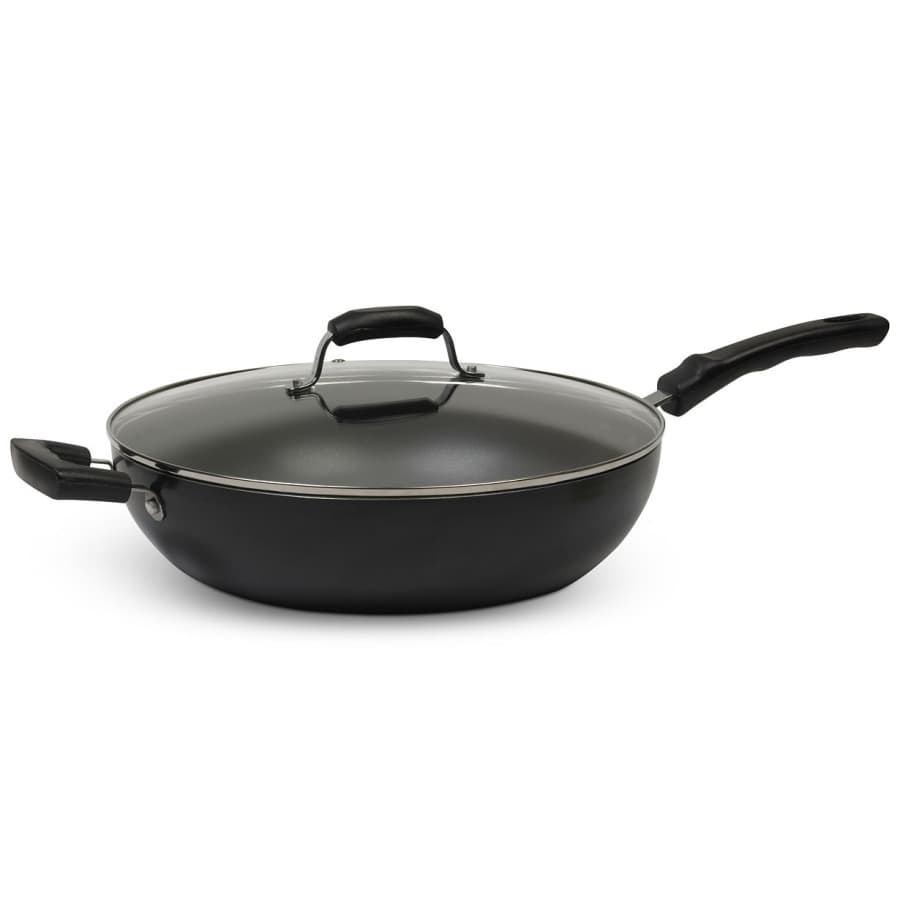 Sedona 7.5-Quart Jumbo Nonstick Covered Wok Pan for $18