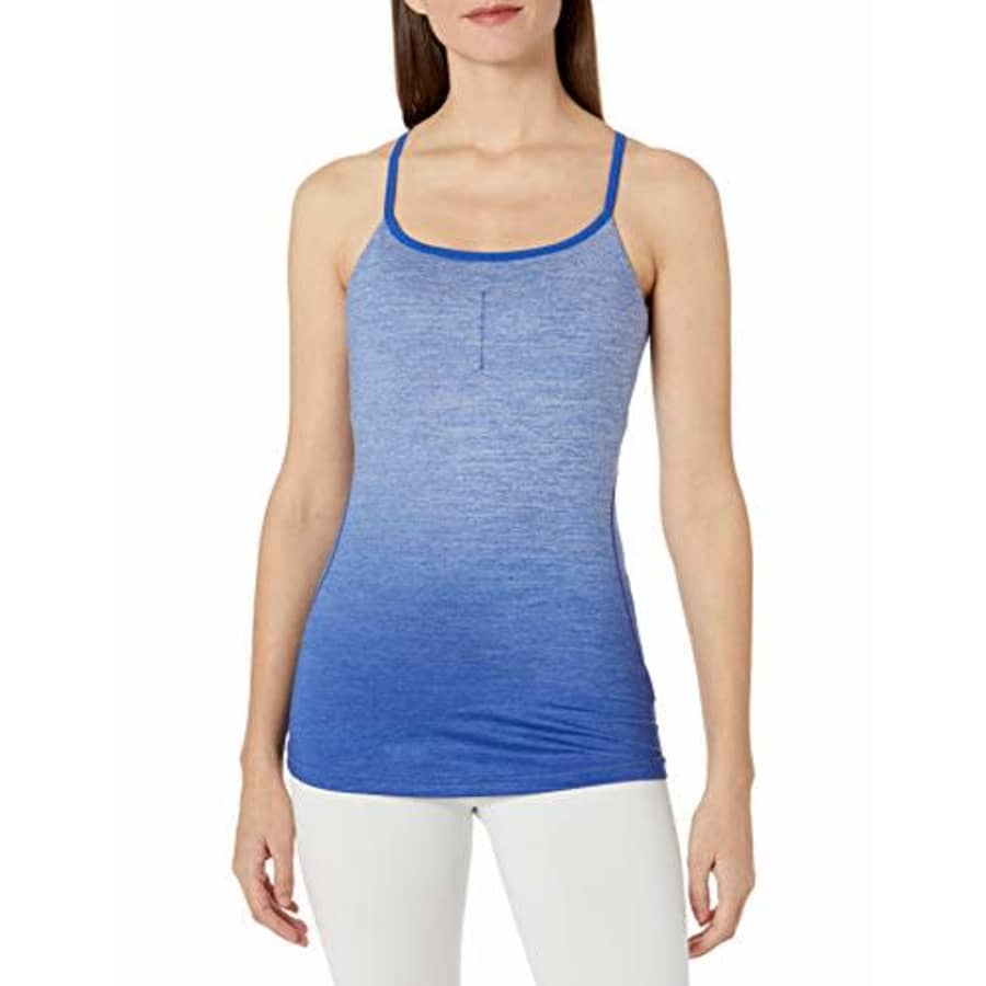 SHAPE activewear Women's Macrame Tank, Surf Ombre, X-Small for $13