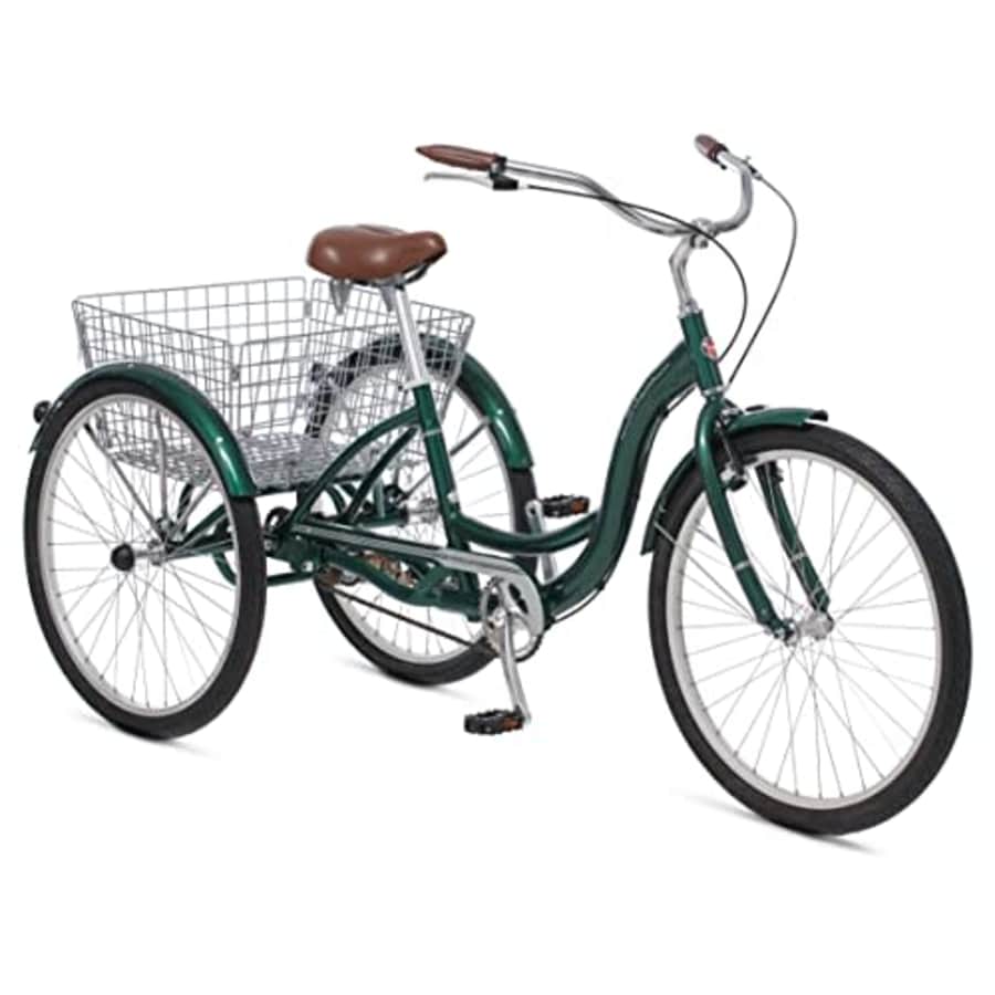 Schwinn Meridian Adult Tricycle, Three Wheel Cruiser Bike, 26-Inch Wheels, Low Step-Through for $630 Schwinn Meridian Adult Tricycle, Three Wheel Cruiser Bike, 26-Inch Wheels, Low Step-Through for $630