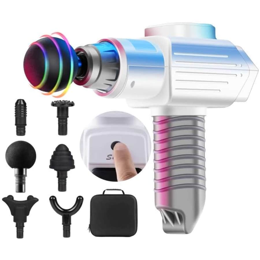 Sotion Deep Tissue Percussion Massage Gun for $50