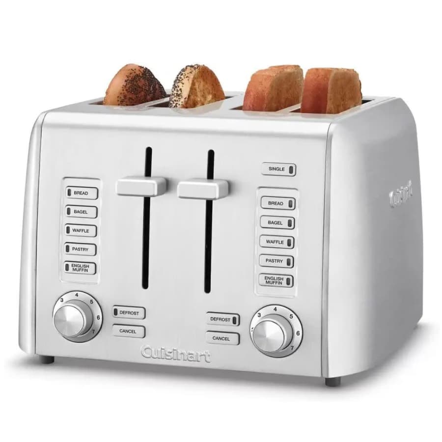 Cuisinart 4-Slice Metal Toaster for $30 Cuisinart 4-Slice Metal Toaster for $30