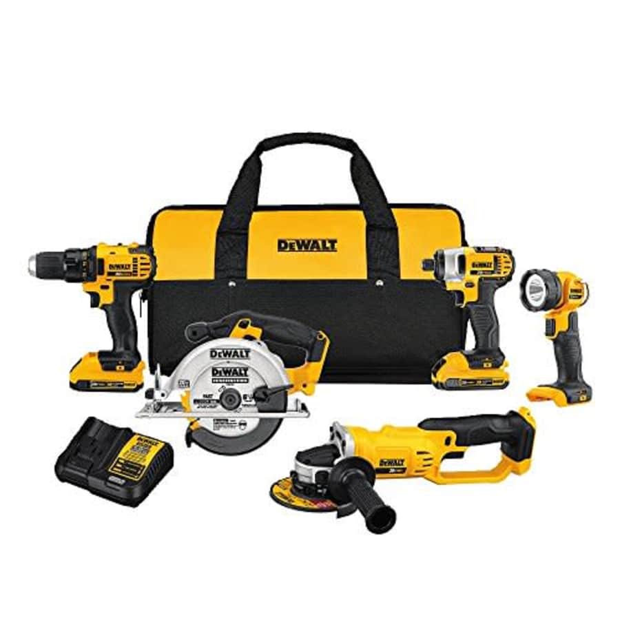 DEWALT 20V MAX Combo Kit, Compact 5-Tool (DCK521D2) for $629
