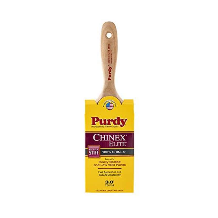 3" Purdy 144500930 Chinex Elite Swan Paint Brush, Flat Sash, Beavertail for $26