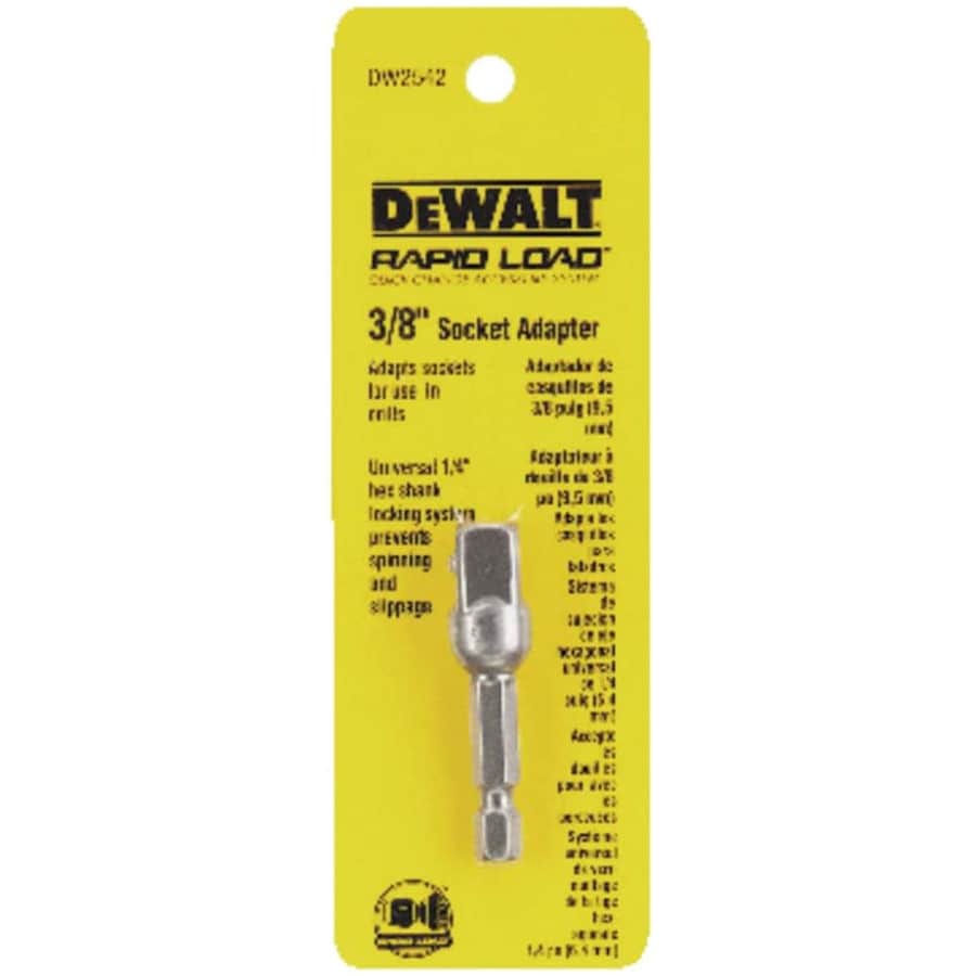 DeWalt 1/4" Hex Drive to 3/8" Socket Adapter for $5 DeWalt 1/4" Hex Drive to 3/8" Socket Adapter for $5