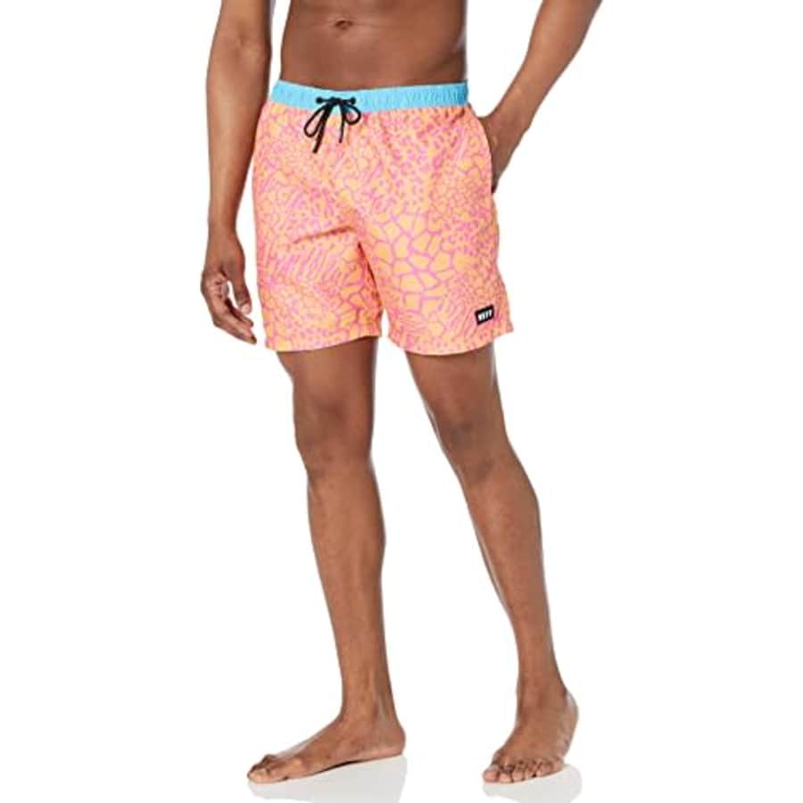 NEFF Men's Standard Daily Hot Tub Board Shorts for Swimming, Gold/Blue, 2X for $28 NEFF Men's Standard Daily Hot Tub Board Shorts for Swimming, Gold/Blue, 2X for $28