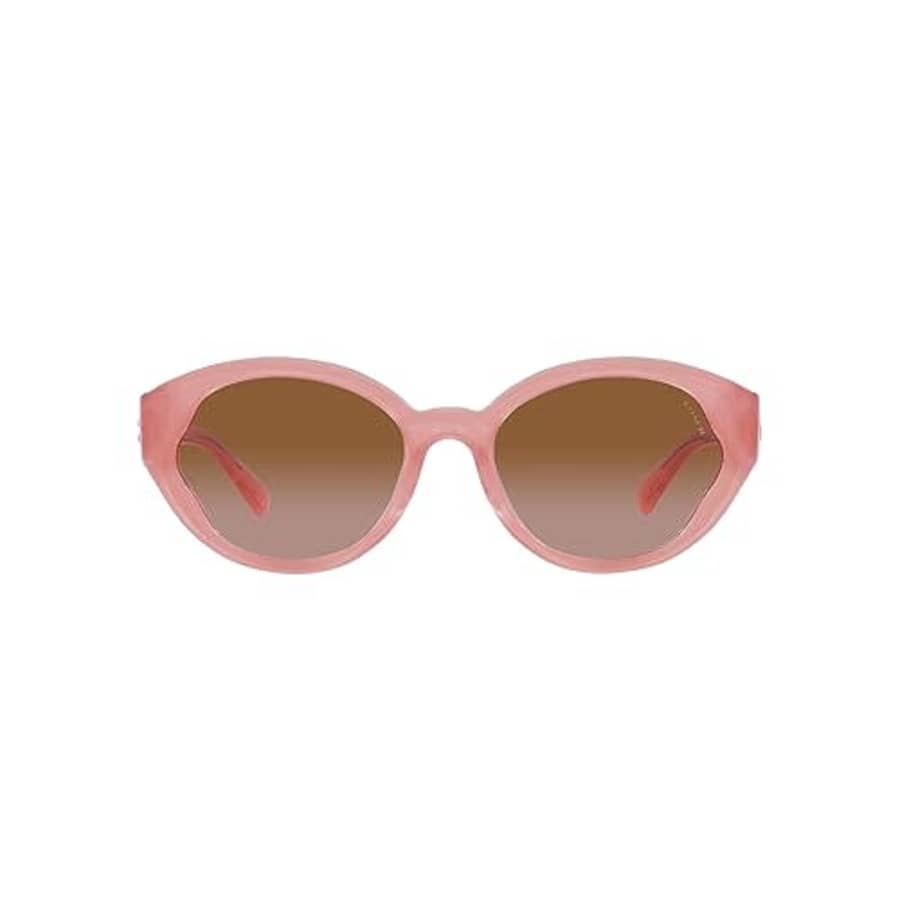 Coach HC8364U Universal Fit Sunglasses, Milky Pink/Transparent Pink/Brown Gradient, 55 mm for $96