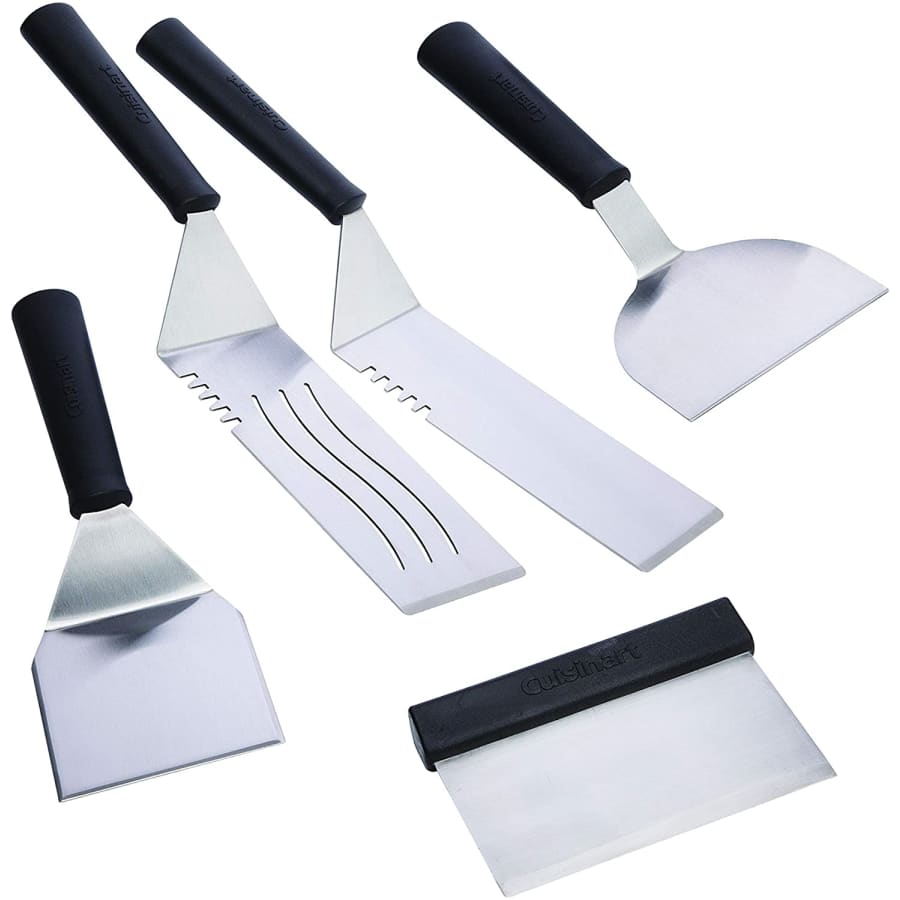 Cuisinart Stainless Steel 5-Piece Griddle Spatula Set for $25