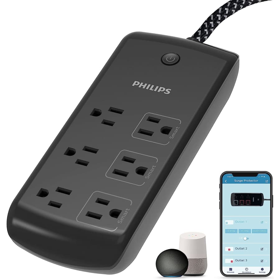 Philips 6-Outlet WiFi Surge Protector w/ 8-Foot Cord for $15 Philips 6-Outlet WiFi Surge Protector w/ 8-Foot Cord for $15